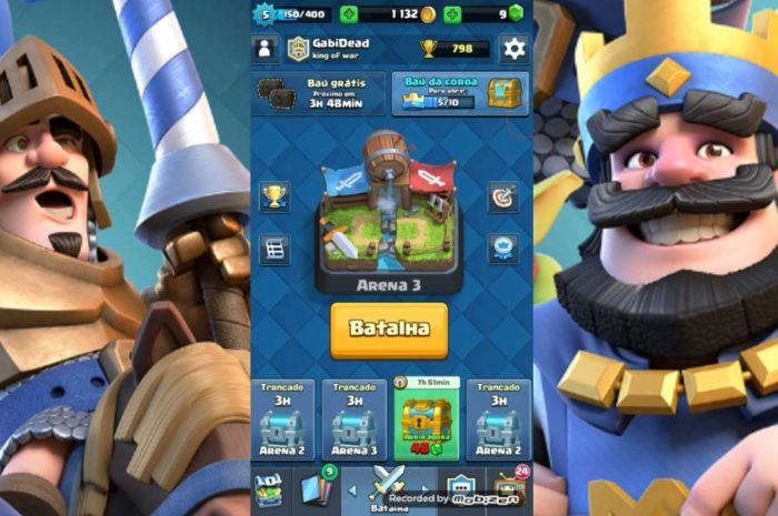 Pequeña partida de Clash Royale