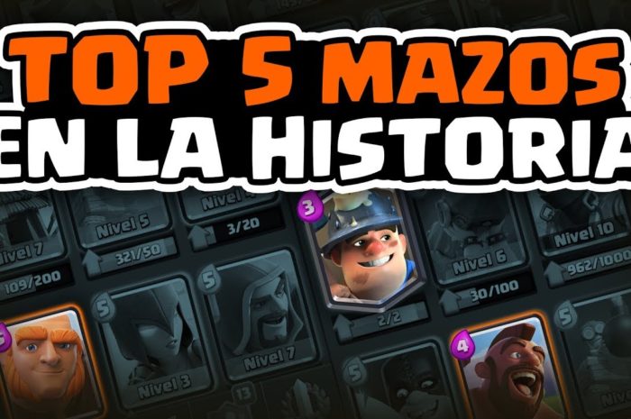 TOP 5: LOS MEJORES MAZOS DE LA HISTORIA EN CLASH ROYALE  | Malcaide