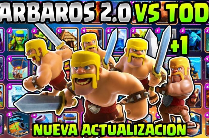 NUEVOS BÁRBAROS 2.0 vs TODAS LAS CARTAS | IMPARABLES?  – RETO CLASH ROYALE