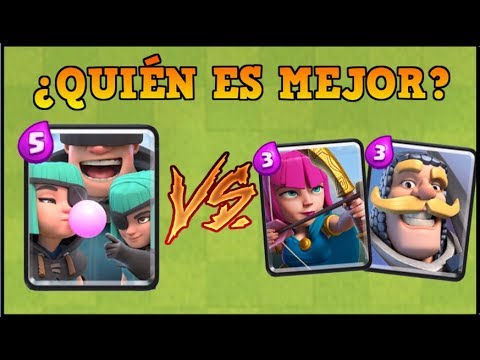 PILLOS vs CABALLERO Y ARQUERAS | CLASH ROYALE | Batalla