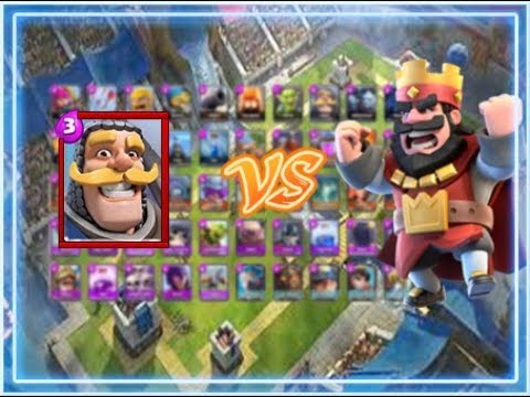 Caballero vs. Todas las Cartas – Clash Royale