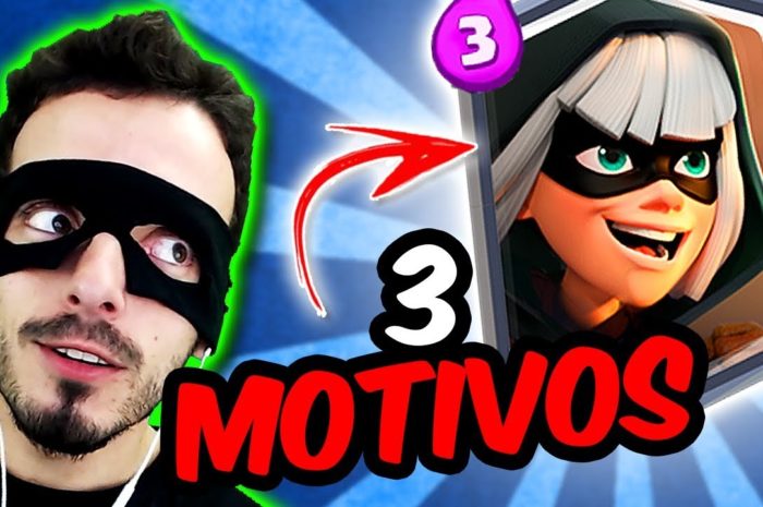 3 MOTIVOS PARA USAR A BANDIDA NO CLASH ROYALE! COMO USAR A BANDIDA!