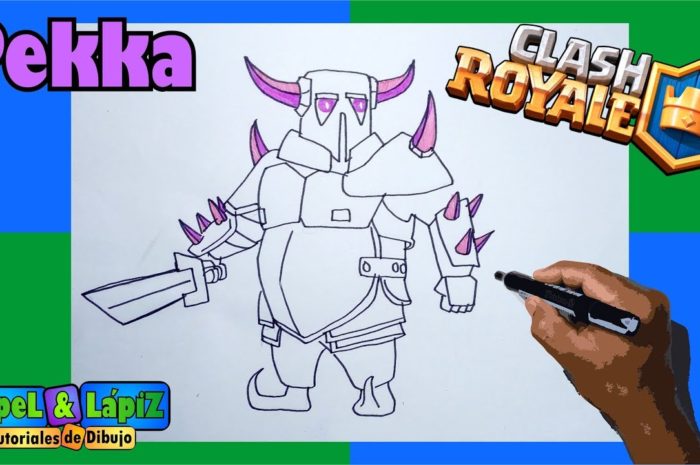 Aprende a dibujar al Pekka de Clash Royale