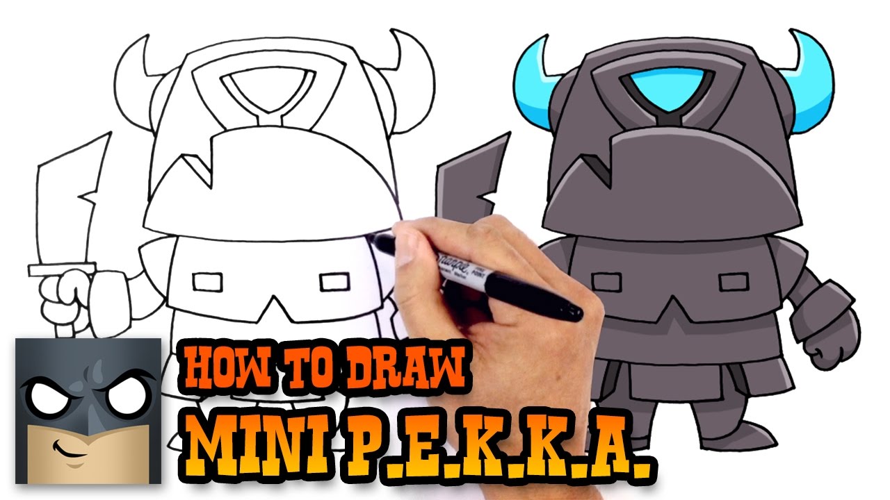 How to Draw Mini PEKKA.