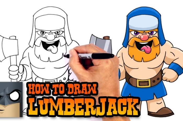 How to Draw Clash Royale | Lumberjack