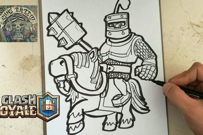 COMO DIBUJAR AL PRINCIPE OSCURO – CLASH ROYALE