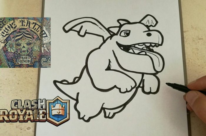 COMO DIBUJAR A BABY DRAGON – CLASH ROYALE