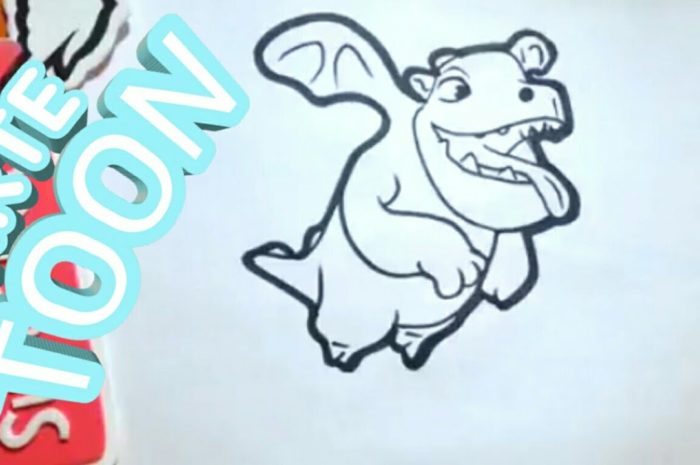 Como dibujar a baby dragon How to Draw Baby Dragon | Clash Royale