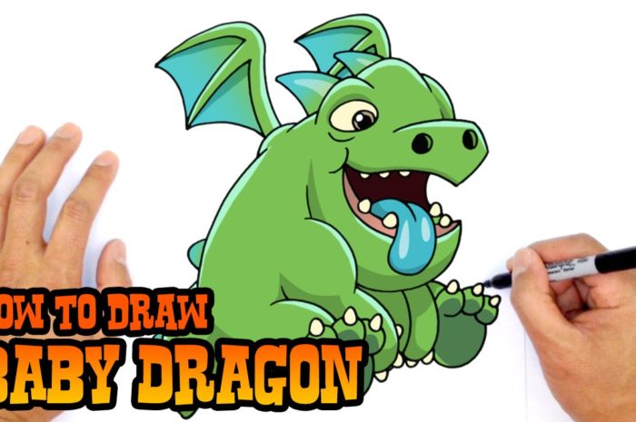 How to Draw Clash Royale | Baby Dragon