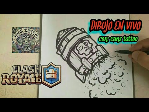 COMO DIBUJAR EL COHETE – CLASH ROYALE (en vivo)