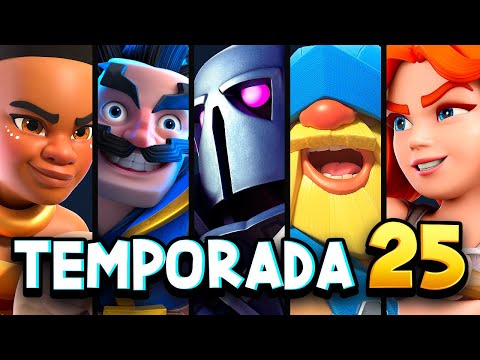 LOS 5 MEJORES MAZOS PARA LA SEASON 25 DE CLASH ROYALE