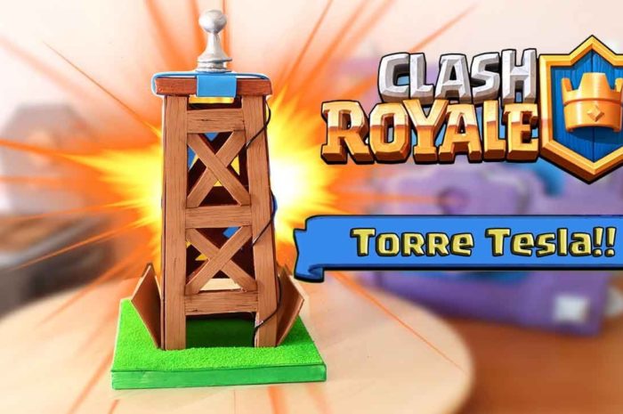 HAZ TU TORRE TESLA DE CLASH ROYALE!! Dcrafting