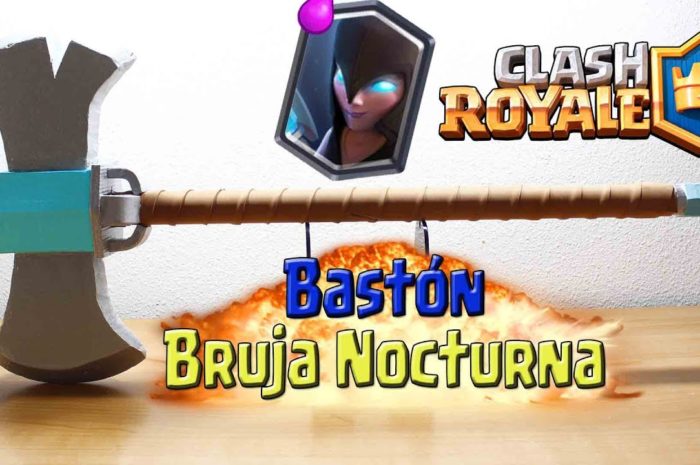 BASTÓN DE LA BRUJA NOCTURNA EN LA VIDA REAL!! CLASH ROYALE – Dcrafting