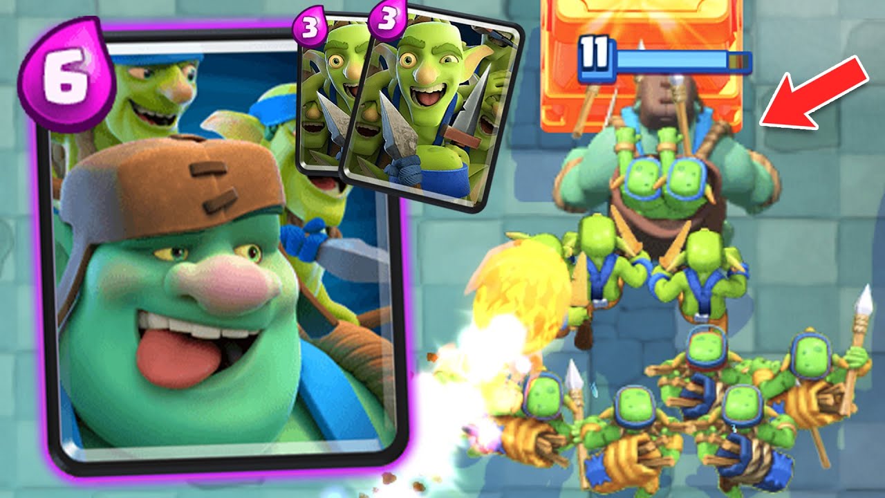 UN DECK TOP MONDE PLEIN DE GOBELINS sur CLASH ROYALE !!