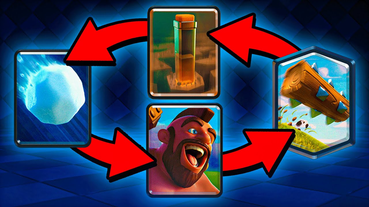 CICLO MUY RÁPIDO de MONTAPUERCOS con TRIPLE HECHIZO en CLASH ROYALE