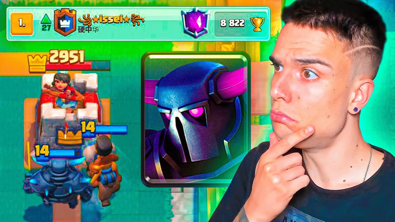 REACCIONANDO AL MEJOR JUGADOR DE P.E.K.K.A. EN CLASH ROYALE!!